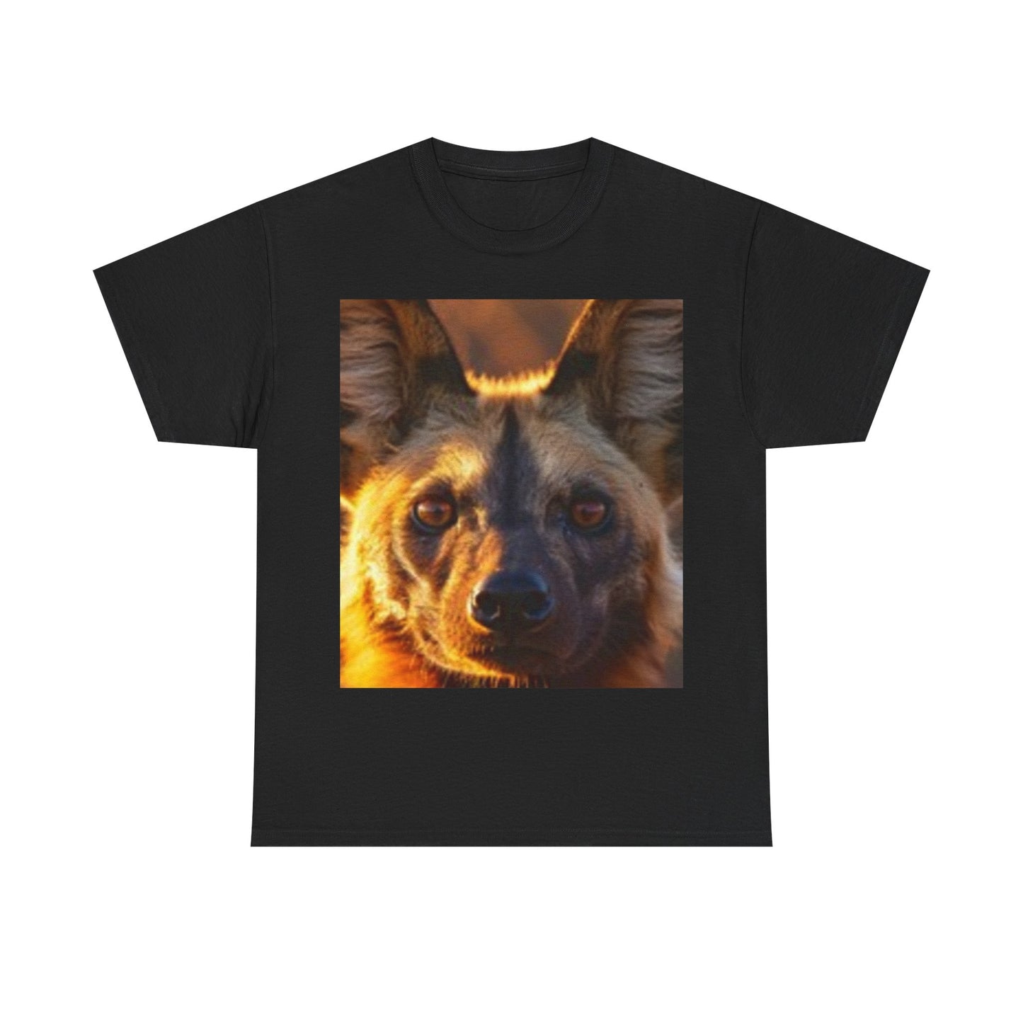 Dog's Face Unisex Heavy Cotton T-shirt I Love Dogs!
