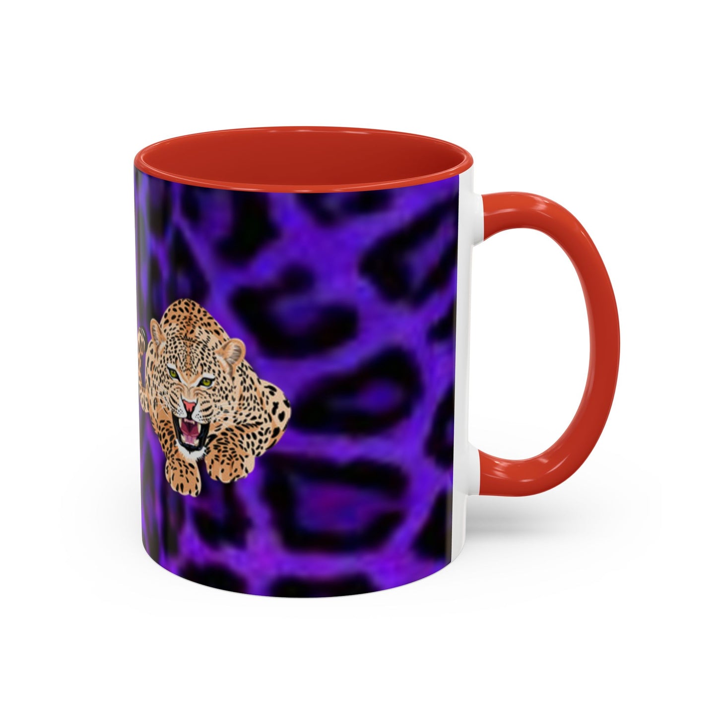 Fierce Leopard Accent Coffee Mug - 11oz & 15oz