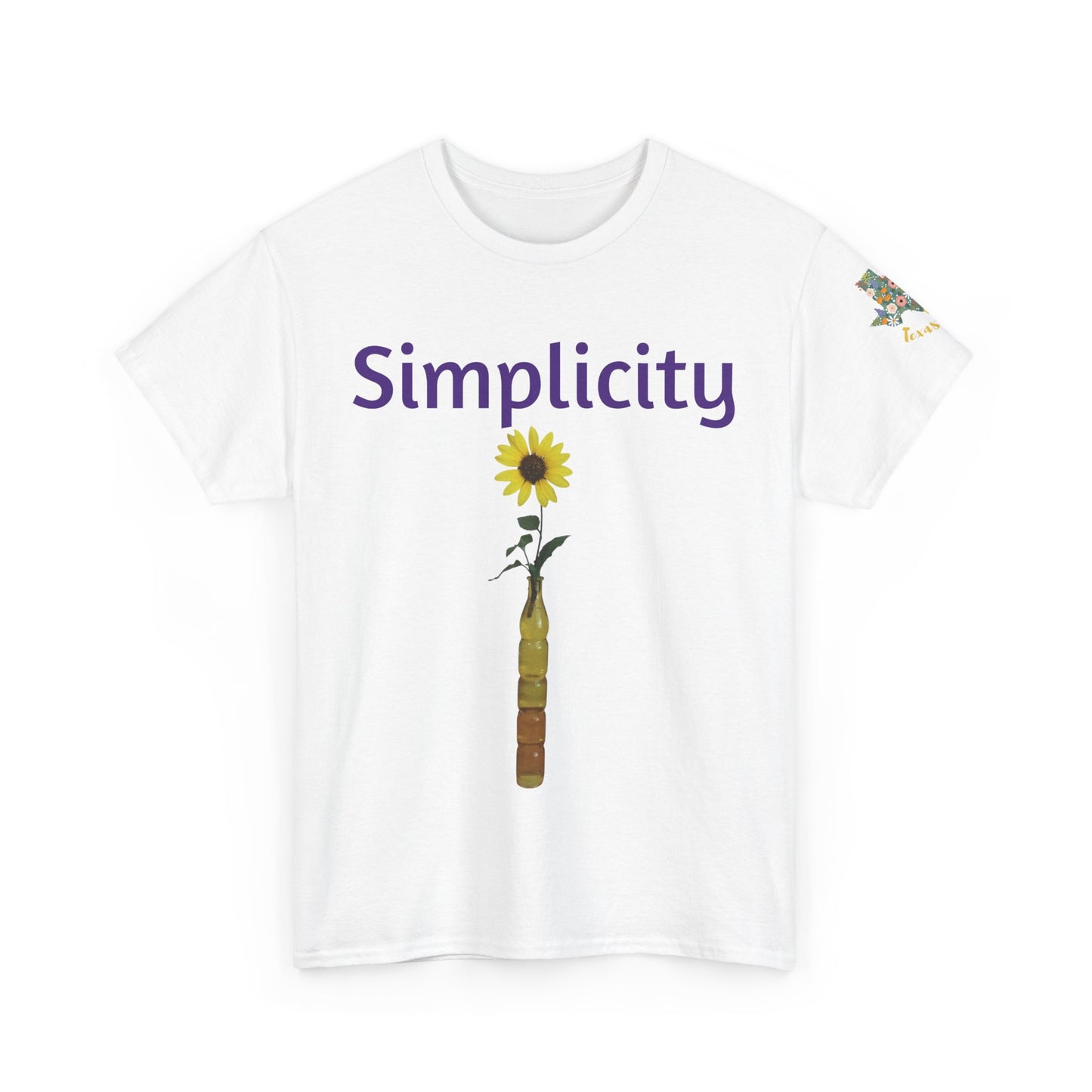 Sunflower Bluebonnets Texas, Customizable T-Shirt for Gardening Lovers, Casual Wear, Gift for Nature Enthusiasts, Spring Fashion