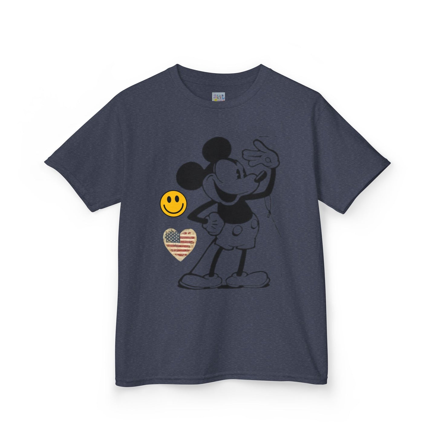Vintage Mickey Mouse Toddler  & Youth T-shirt, Cute Kids Shirt, Disney Fan Gift, Toddler Spring Wear, Birthday Party Outfit, Childrens Cotton Tee