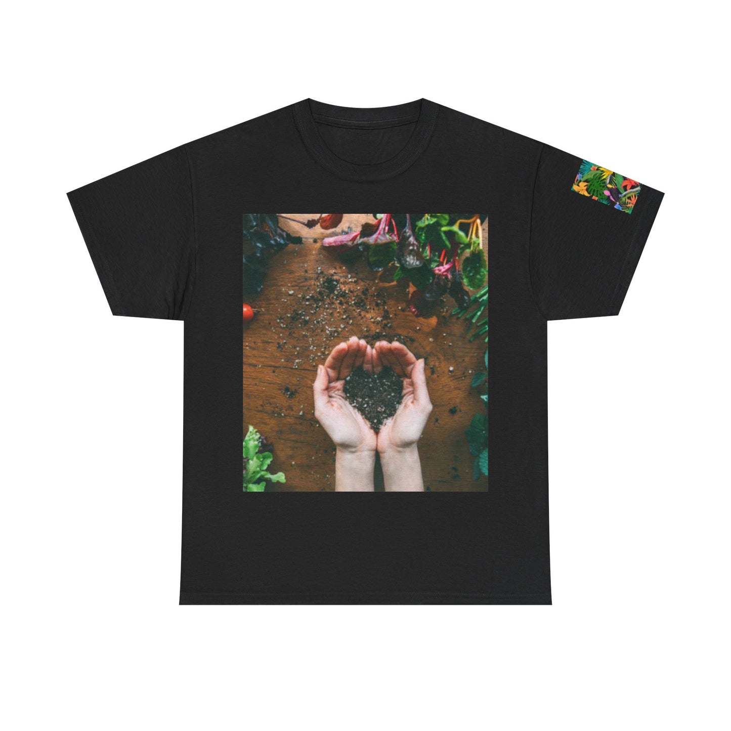 Hand Heart Cat Flowers T-shirt Fabulous Gift!