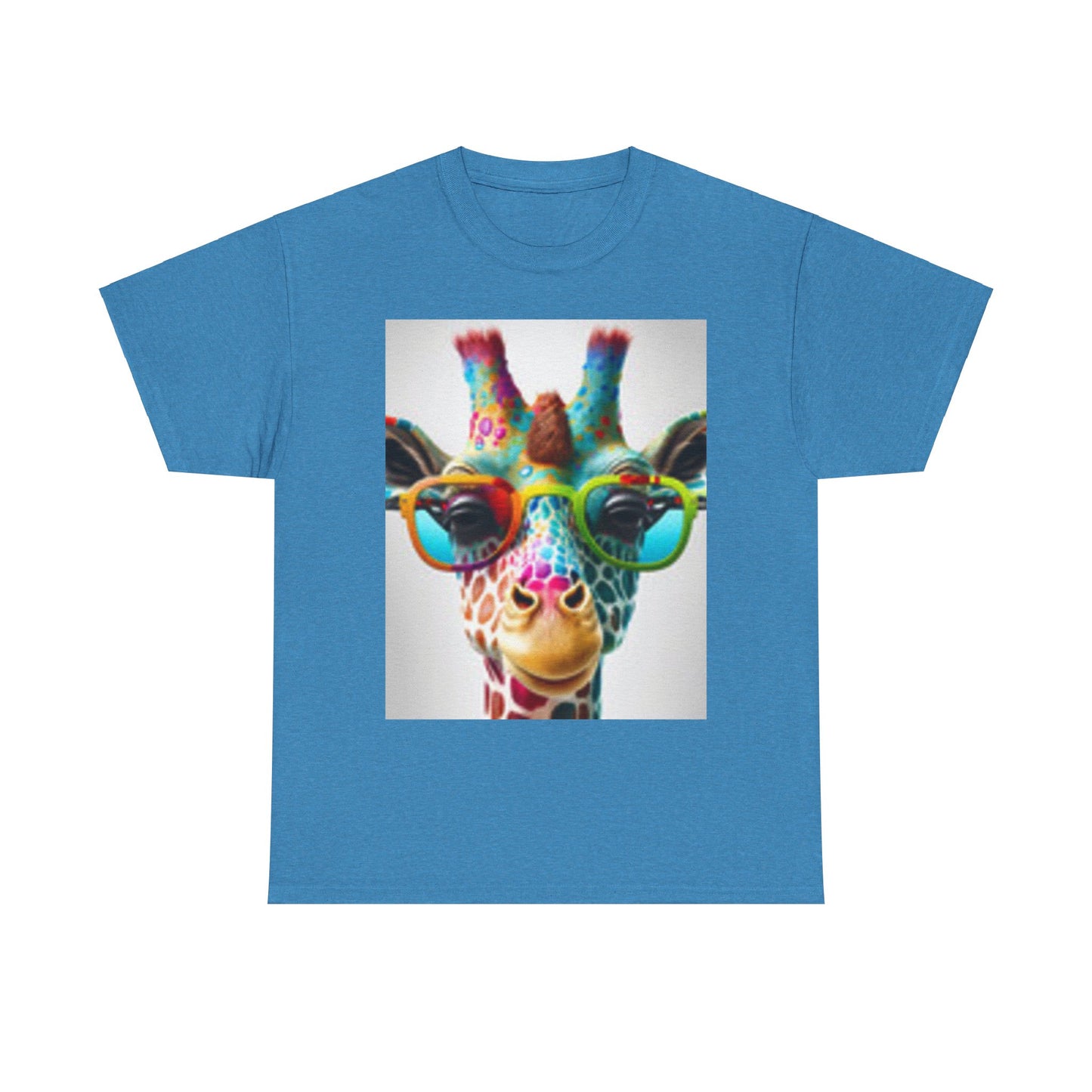 T-shirt Girafe portant des lunettes