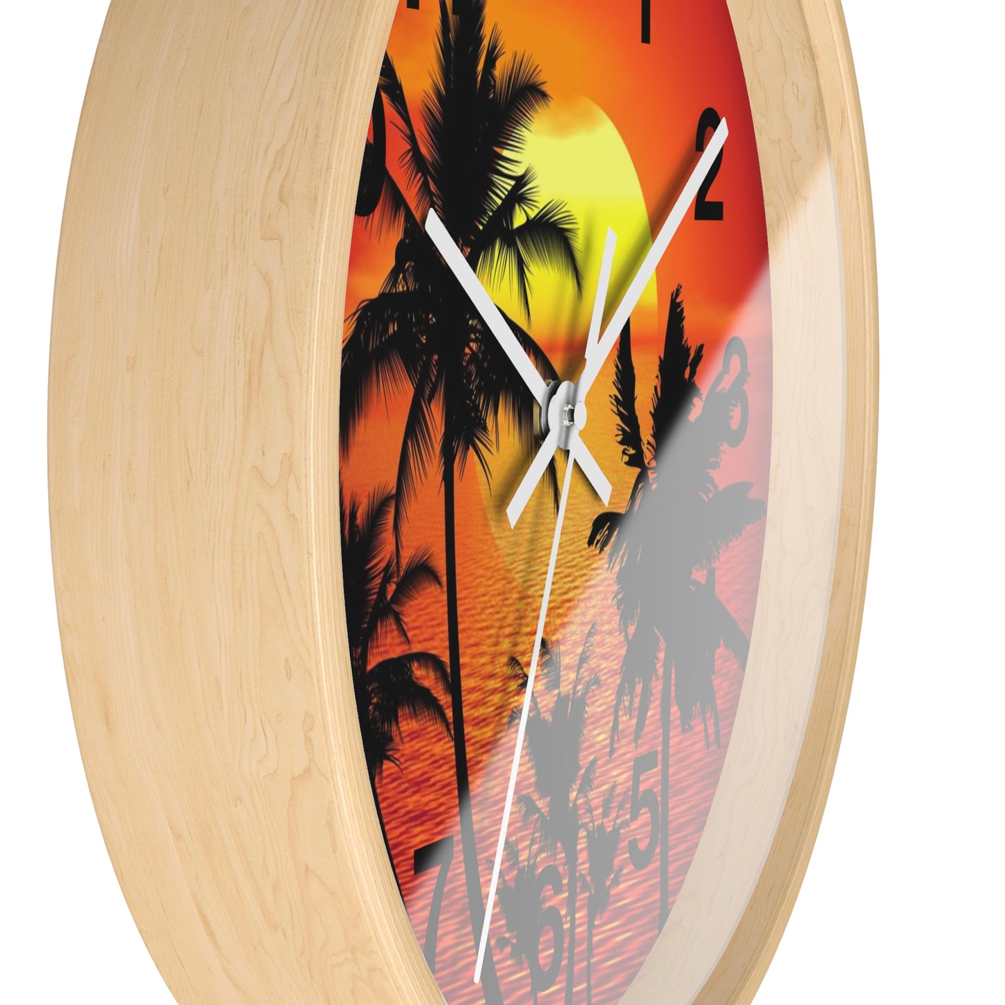 Wall Clock Beautiful Sunset