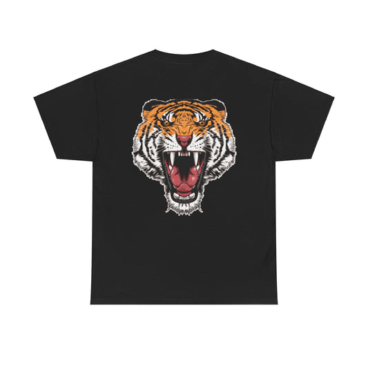 T-shirt Le Japon aime ce mélange lourd à col ras du cou Tigre