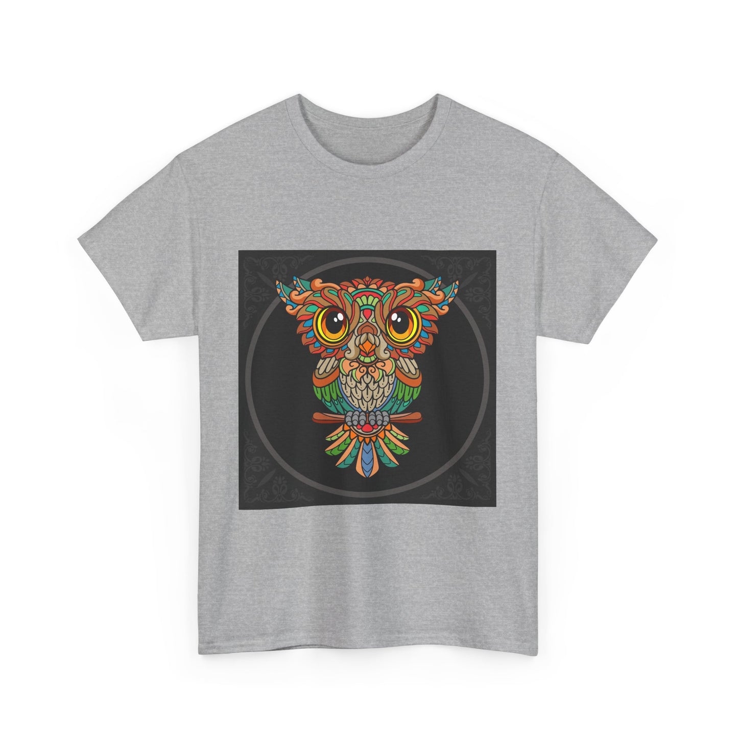 T-shirt Hibou coloré
