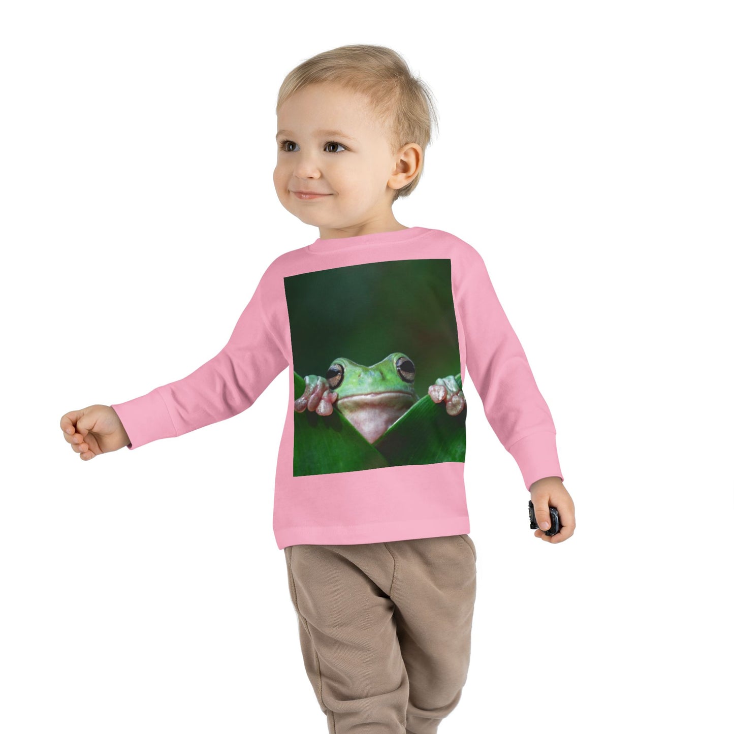 Camiseta de manga larga para niños pequeños 