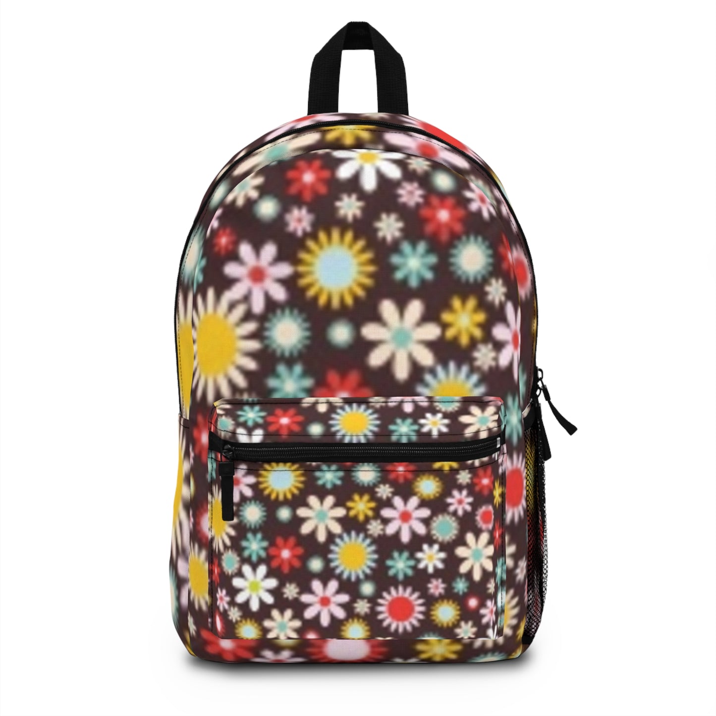 Floral Pattern Backpack - Cute Daypack for School, Travel, Work, Gift for Friends, Stylish and Functional
