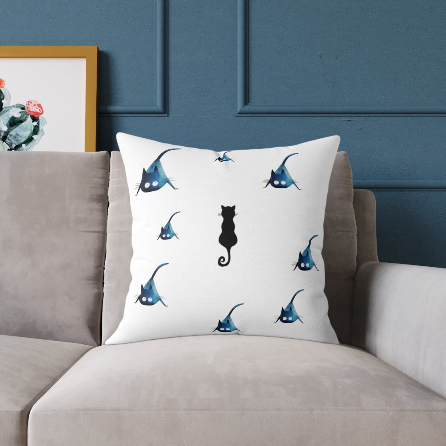 Whimsical Black Cats Pillow Home Decor So Fabulous~!