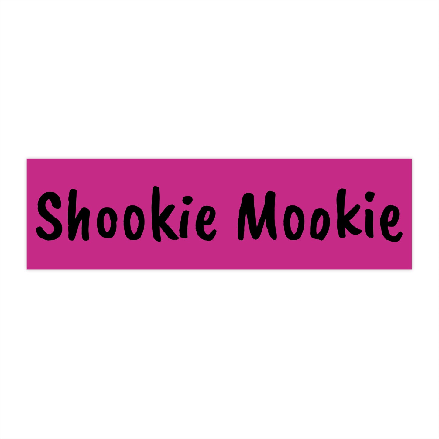 Autocollant pour pare-chocs Shookie Mookie