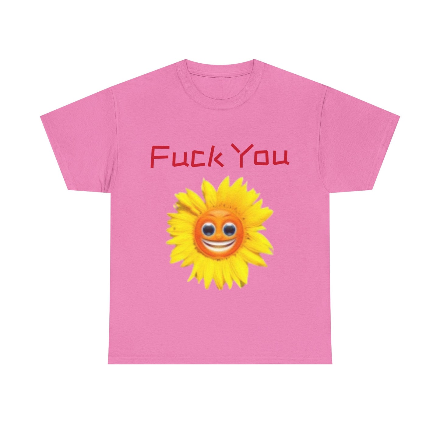 Funny Sunflower Graphic Tee, Unisex Cotton T-Shirt, Cute and Sassy Top, Gift for Friends, Humorous Clothing, Casual Wear