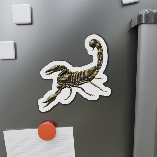 Artistic Scorpion Die-Cut Magnet 6"x6"- Unique Home Decor