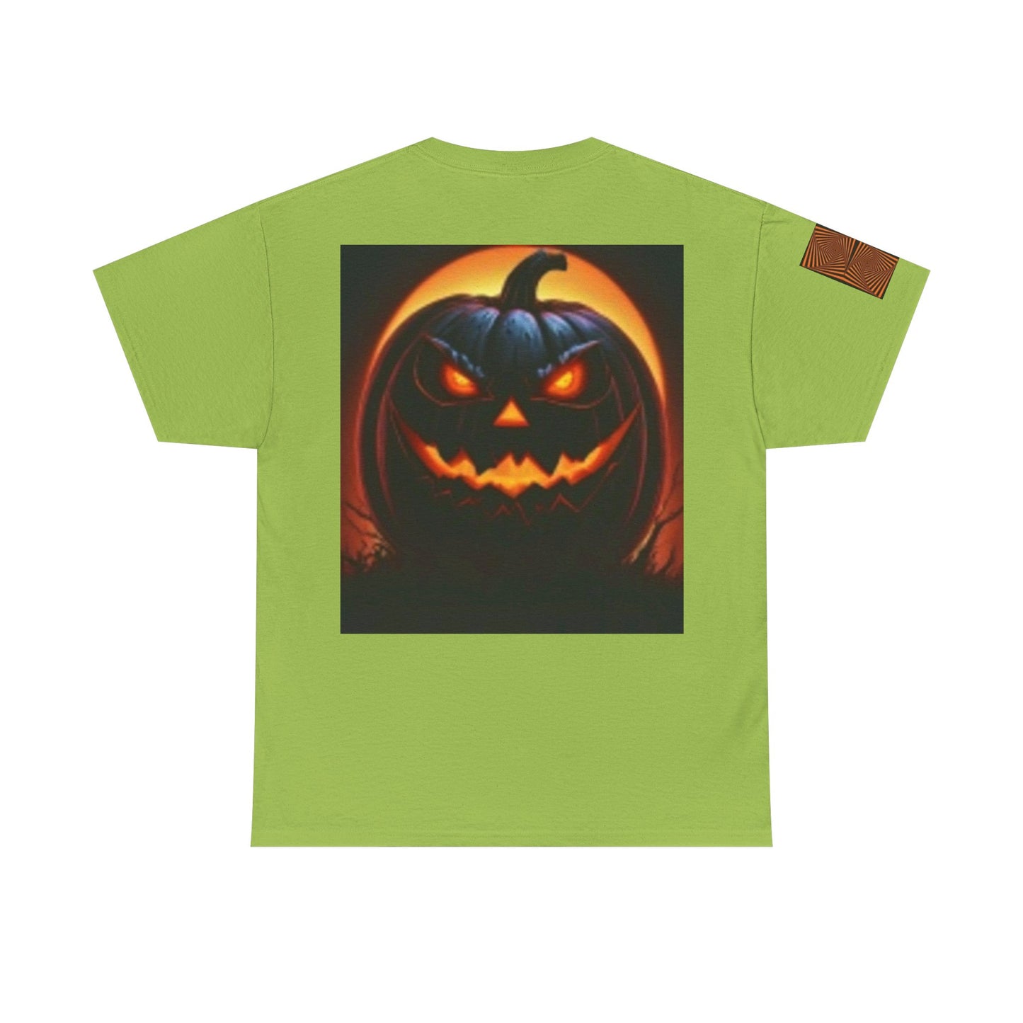 Orange Pumpkin Legs coming out Unisex Heavy Cotton T-shirt