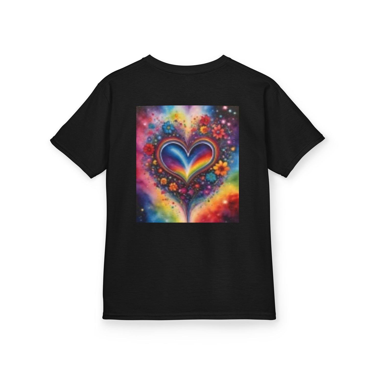 Kids Fun Monkey & Colorful Heart Heavy Cotton™ Tee
