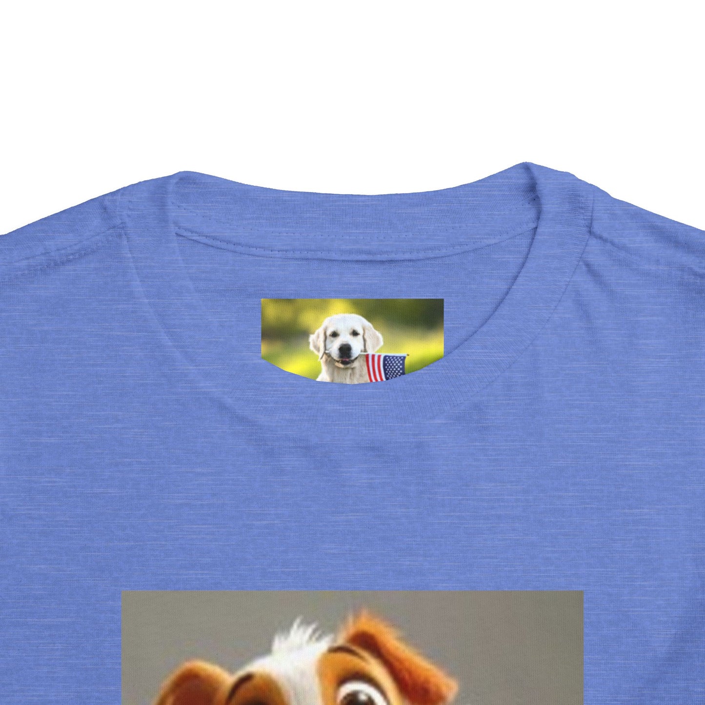 Cute Toddler Dog Jumping T-shirt & Heart, Adorable Kids T-Shirt, Pet Lover Gift, Animal Print Top, Birthday Outfit, Playwear for Toddlers