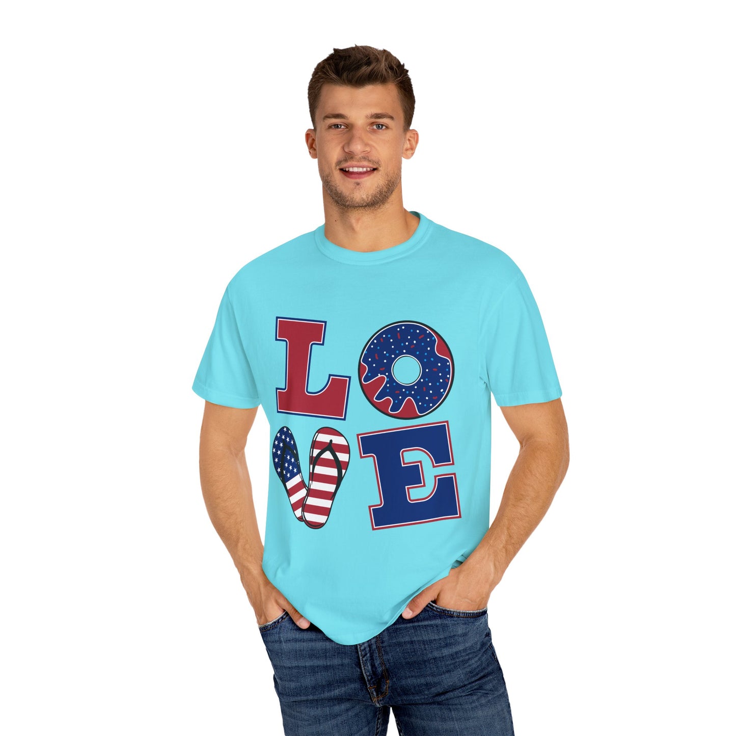 T-shirt unisexe LOVE Maman Papa Fils Fille Enfants Amis