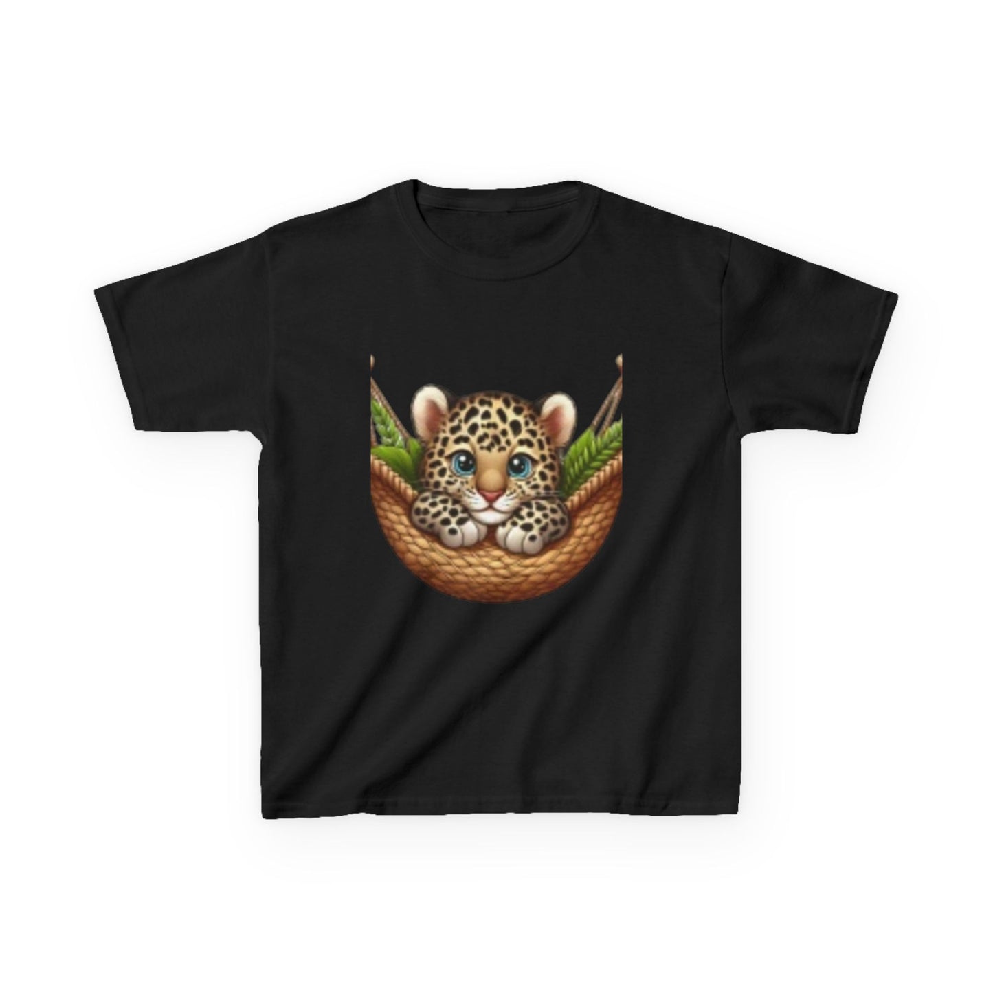 Camiseta infantil de leopardo: divertida y divertida camiseta gráfica para amantes de los animales 