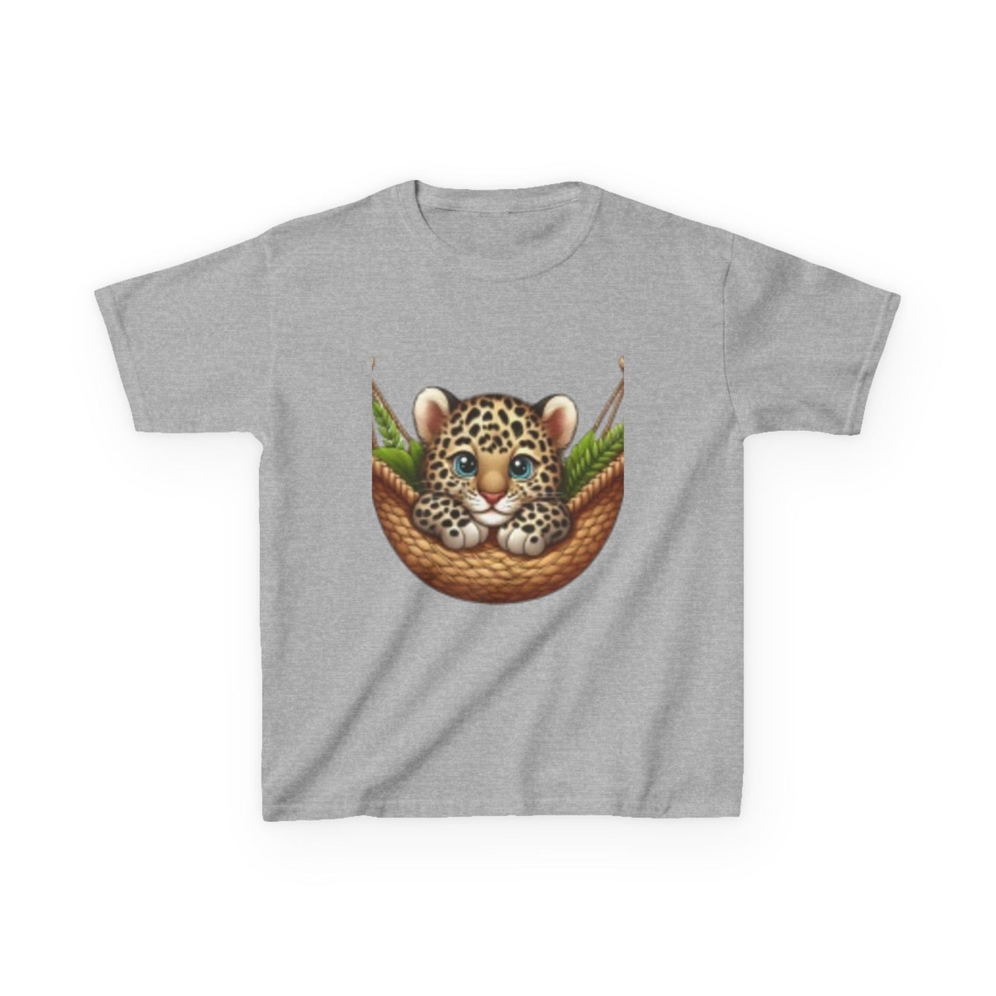 Camiseta infantil de leopardo: divertida y divertida camiseta gráfica para amantes de los animales 