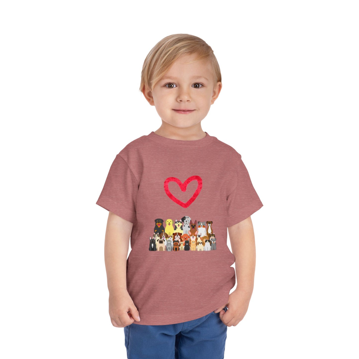 Adorable Animal Love Toddler Tee, Animal Lovers Gift, Cute Kids Shirt, Birthday Outfit, Pet Appreciation Day