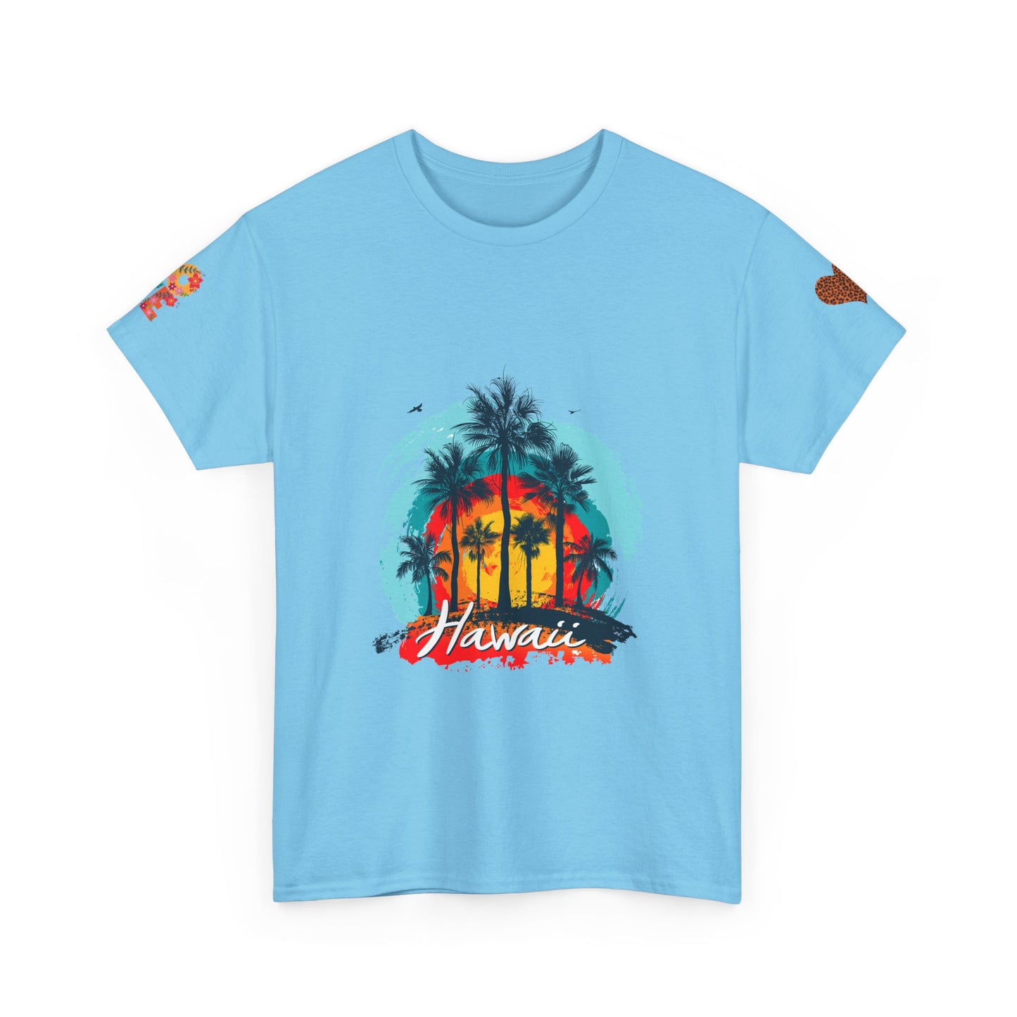 Hawaiian Sunset T-shirt- Tropical Vibes