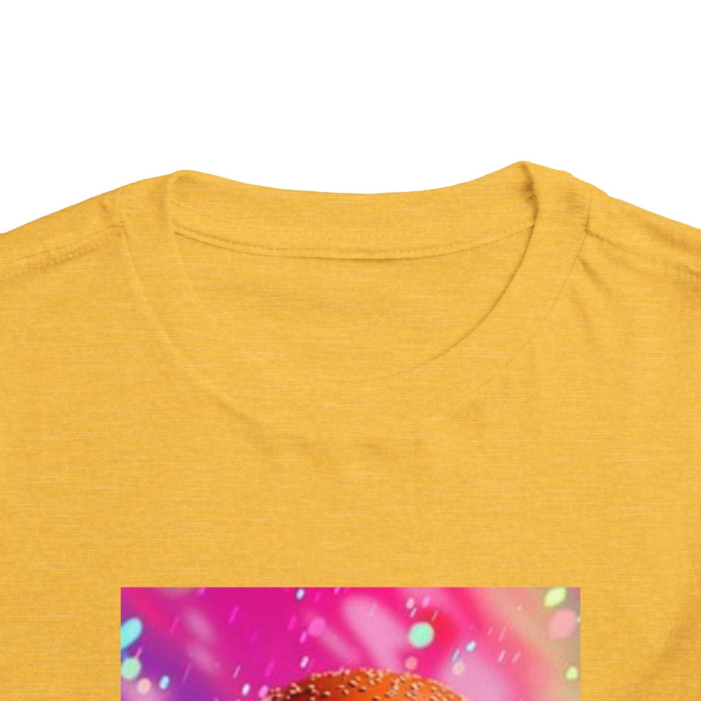 Colorful Burger Toddler Tee - Fun & Playful Kids' Short Sleeve Shirt