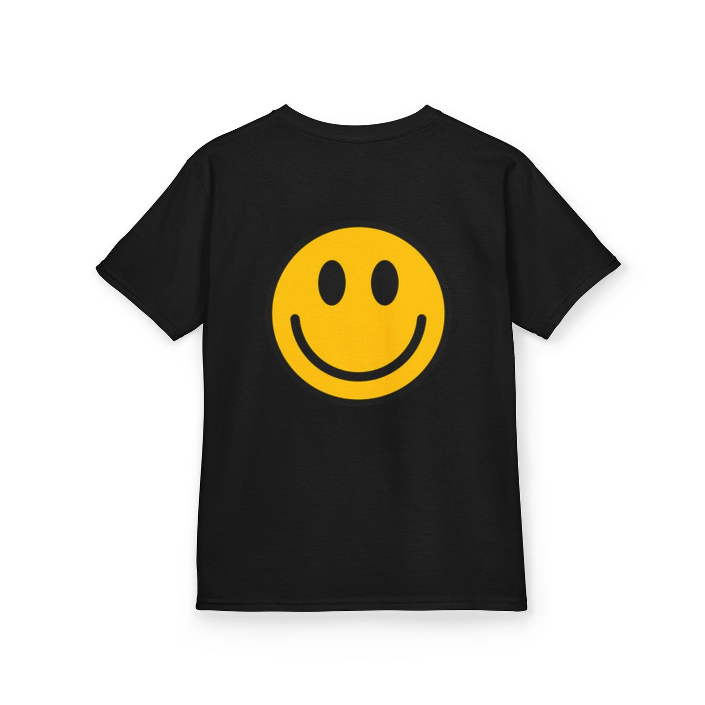 Colorful Fun Kids & Happy Face Tee - Playful Cotton T-Shirt for Summer Adventures, Birthday Gifts, Family Gatherings, Everyday Wear, Back-to-School