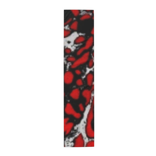 Abstract Coral Table Runner - Modern Home Decor for Stylish Dining
