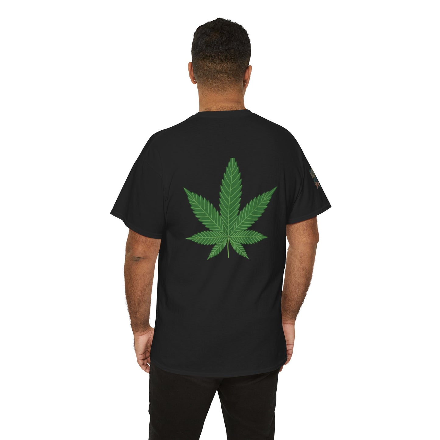 Skull & Marijuana T-shirt, Unisex Tees for Cannabis Lovers, Gift for Smokers, Halloween Costume, Streetwear Fashion
