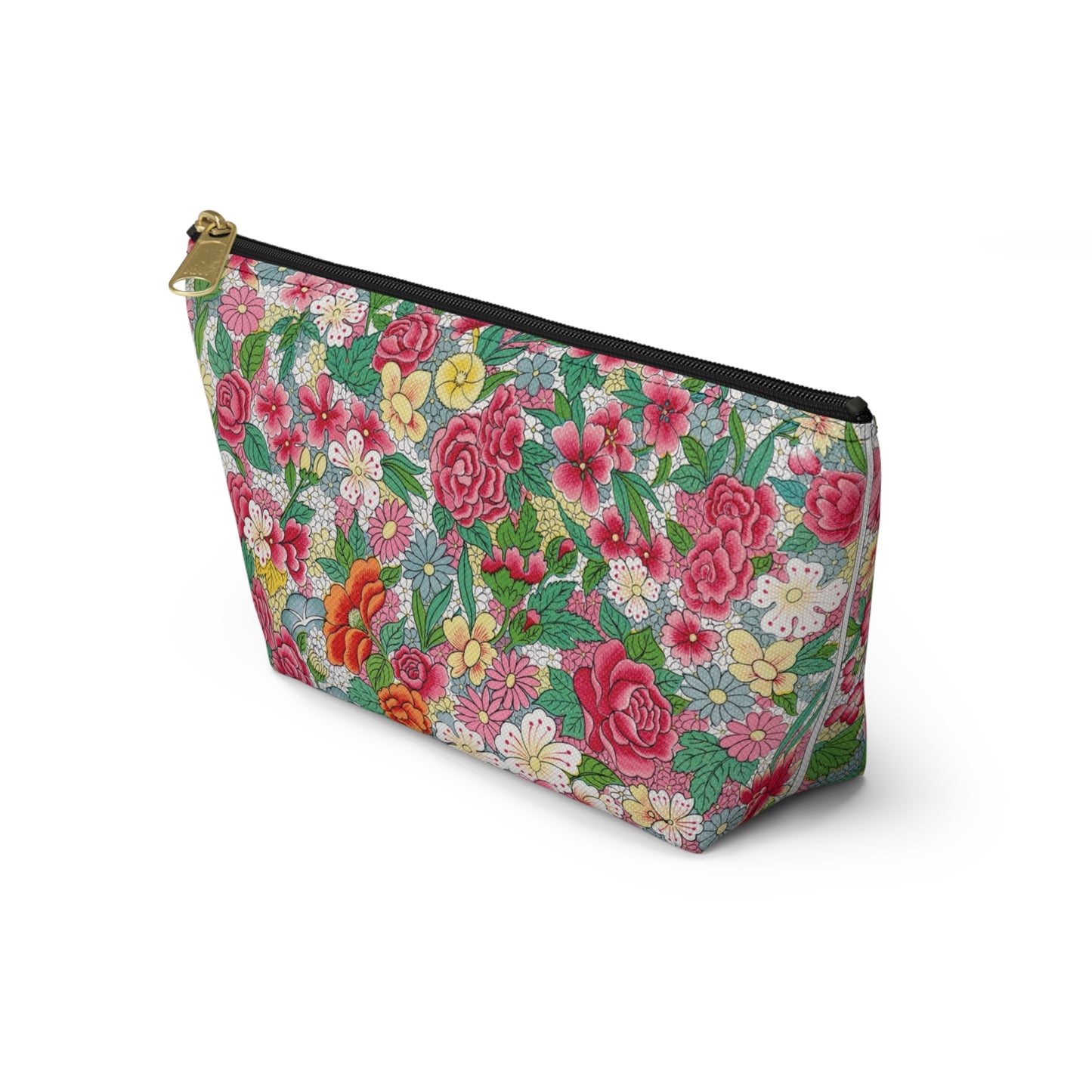 Accessory Pouch Beautiful Flowers Great for Traveling to Japan
