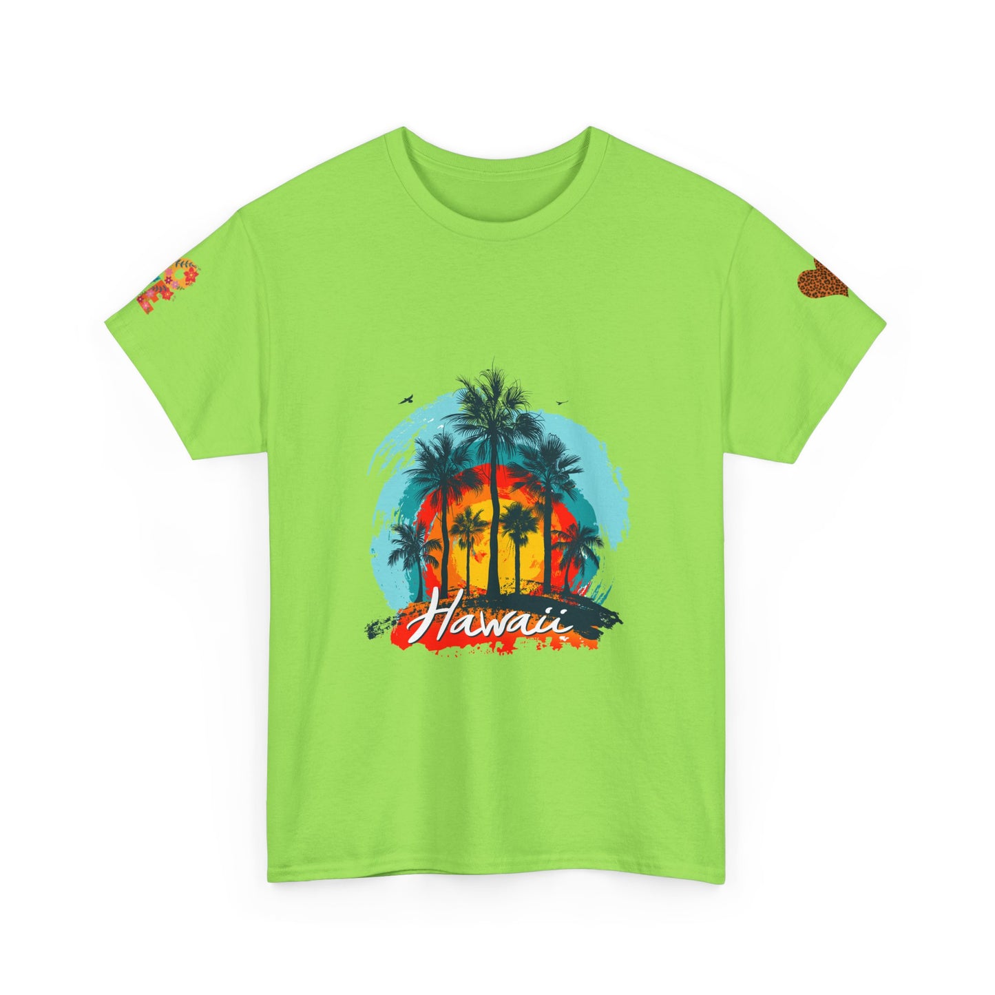 Hawaiian Sunset T-shirt- Tropical Vibes