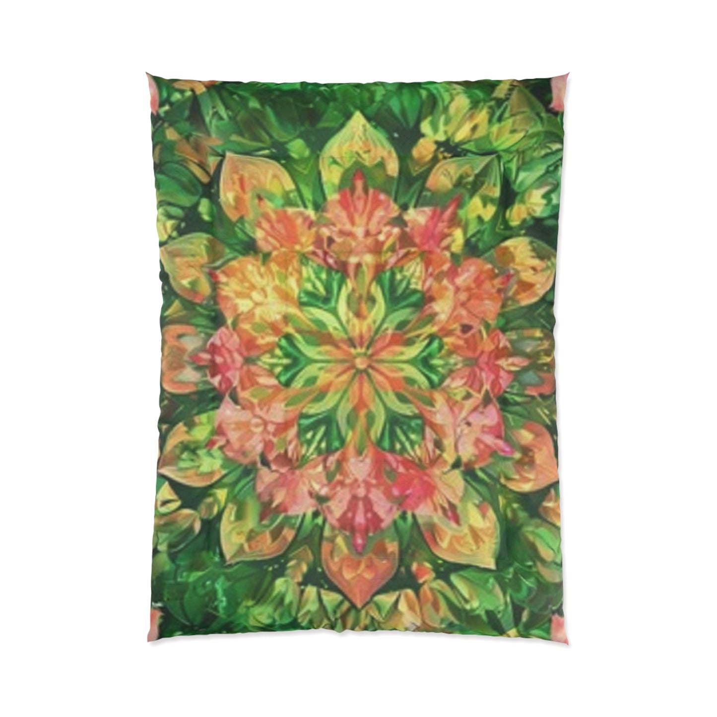 Vibrant Floral Comforter - Cozy Bedding for Nature Lovers, Perfect for Spring Decor, Boho Home, Gift for Gardeners, Bedroom Makeover