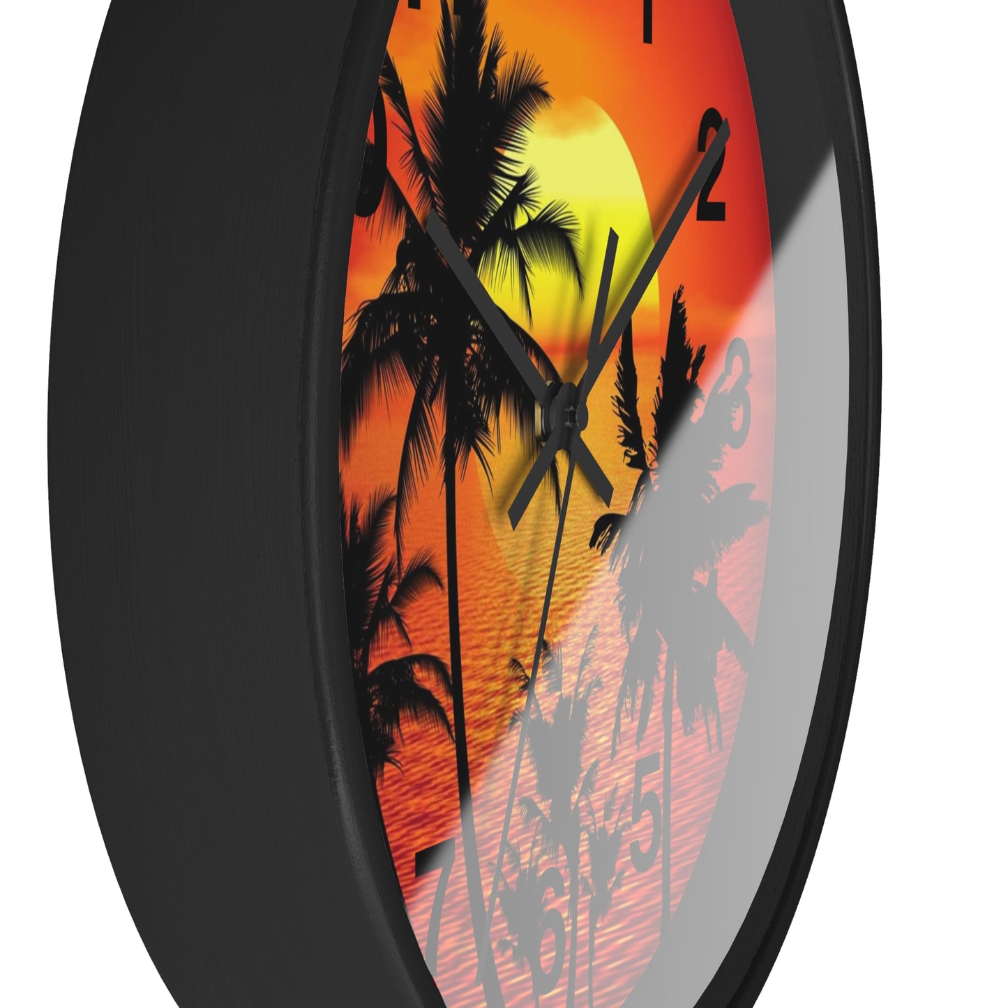 Wall Clock Beautiful Sunset