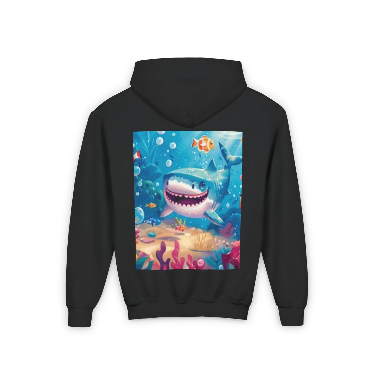 Shark Adventure Youth Hoodie - Cozy Blend for Fun Ocean Lovers