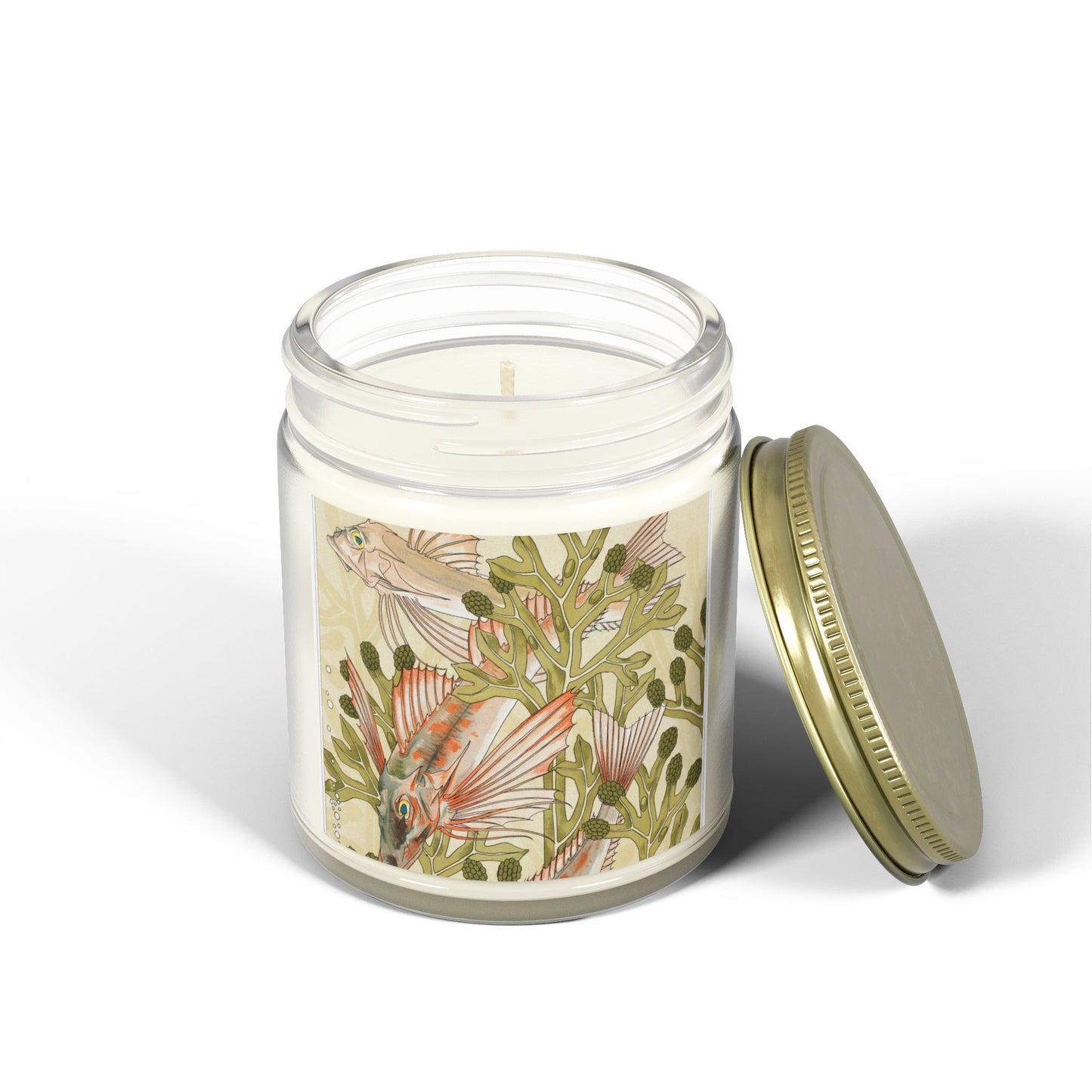 Bougies parfumées, cire de noix de coco et d'abricot (4 oz, 9 oz)