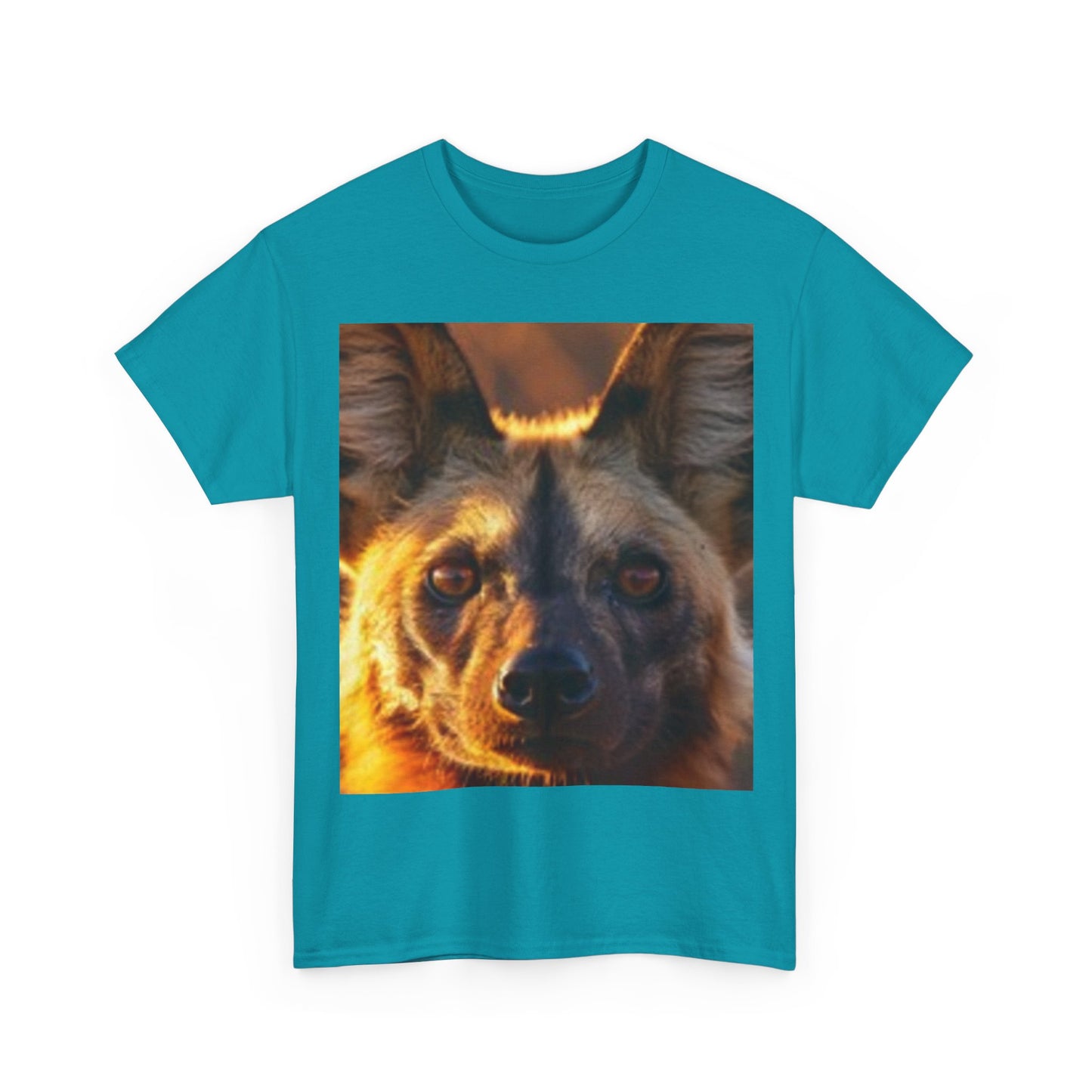 Dog's Face Unisex Heavy Cotton T-shirt I Love Dogs!
