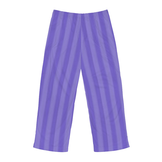Relaxing Men's Pajama Pants Purple Stripe, Cozy Sleepwear, Striped Lounge Pants, Ideal for Relaxation, Gifts for Him, Sleep & Chill