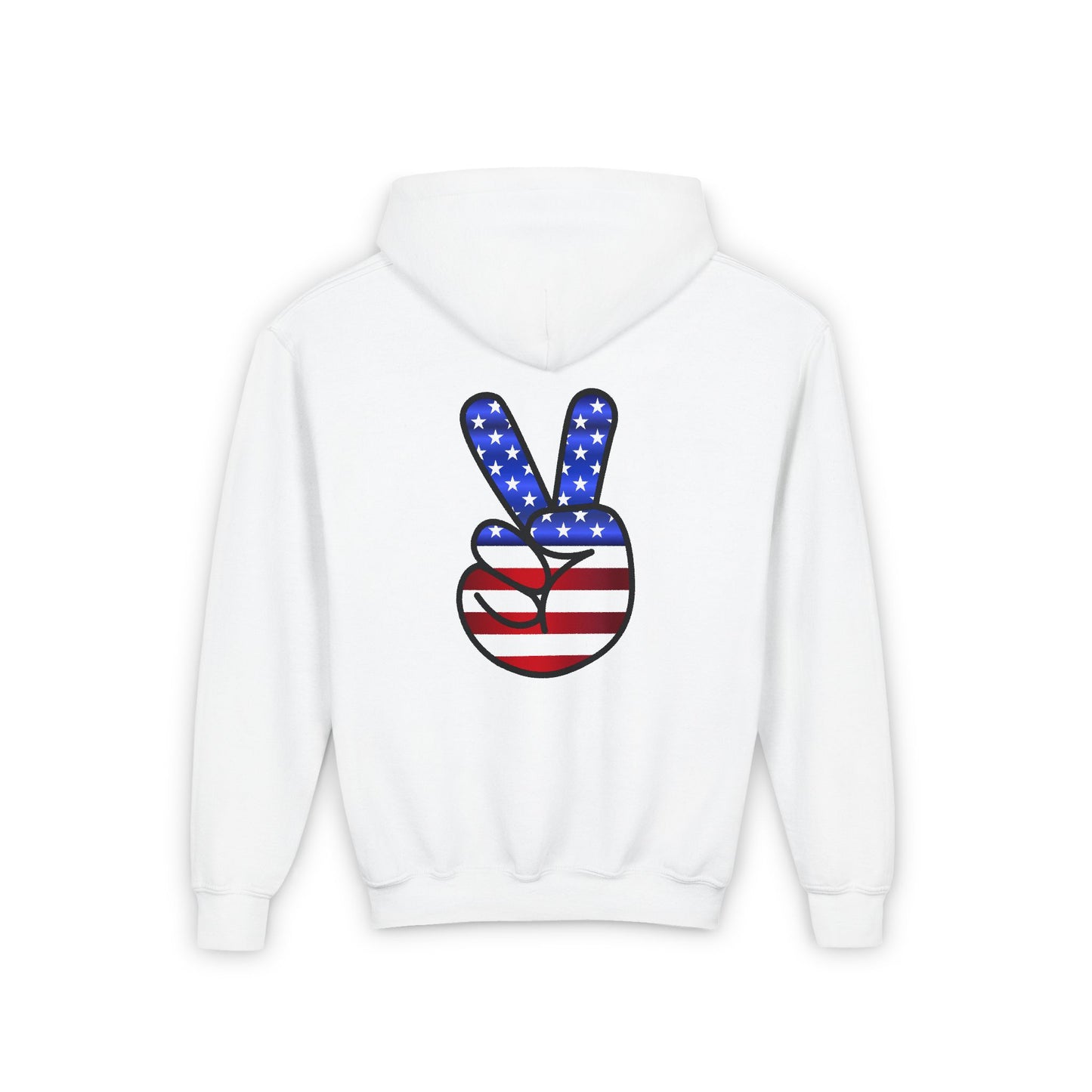 Sudadera con capucha de mezcla pesada para jóvenes 