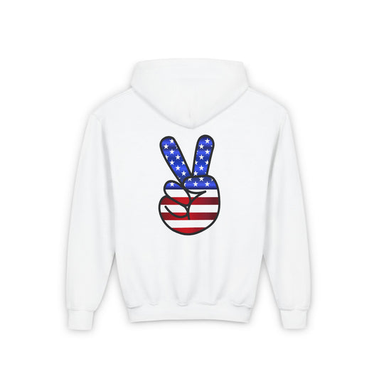 Sudadera con capucha de mezcla pesada para jóvenes 