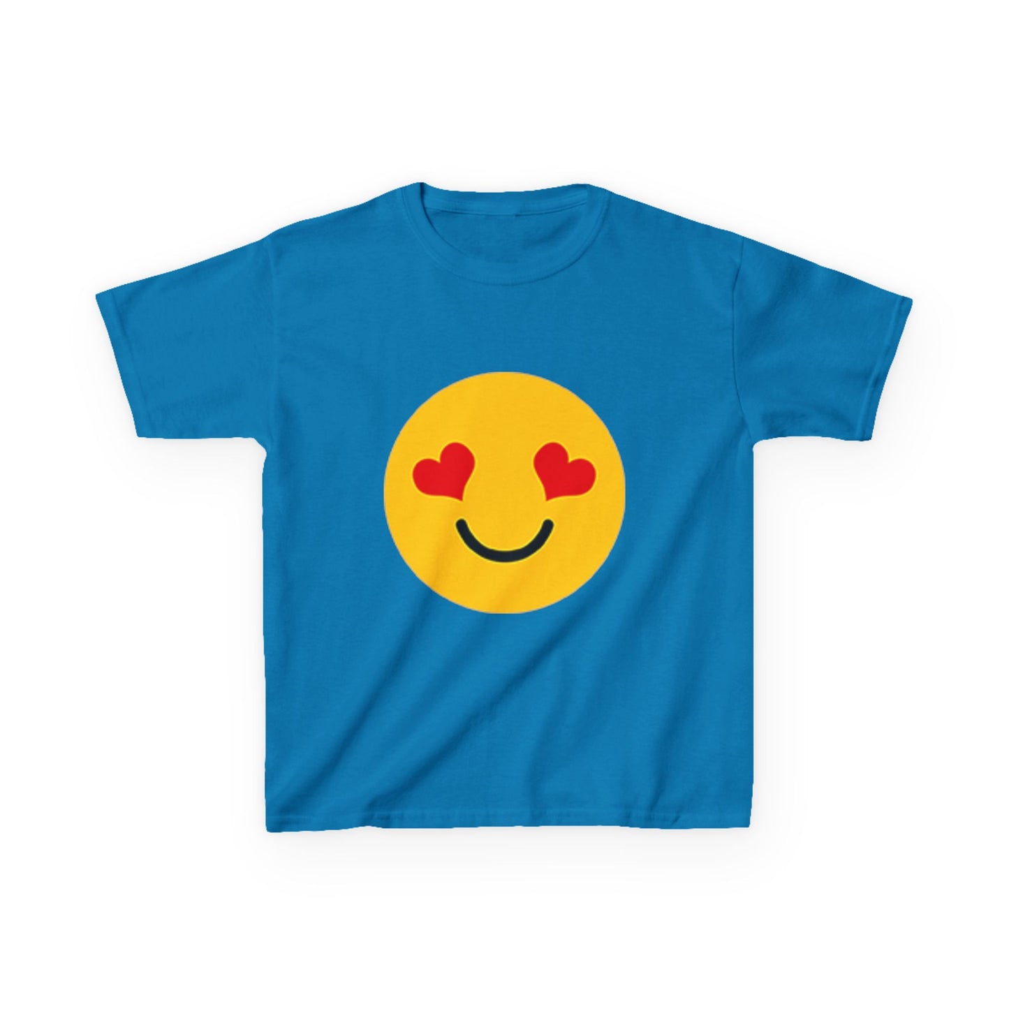 Cute Kids Love Emoji T-shirt, Children's Happy Face Shirt, Perfect for Birthdays, Playdates, Casual Outings, Gift Ideas