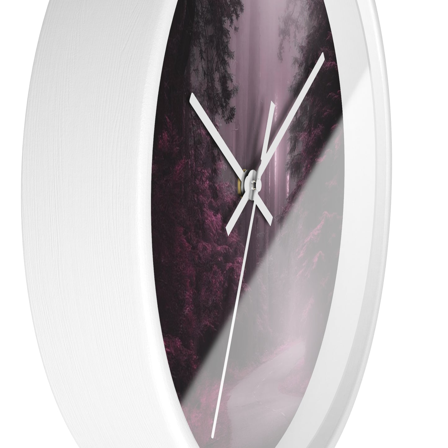 Wall Clock Purple Wilderness So Beautiful