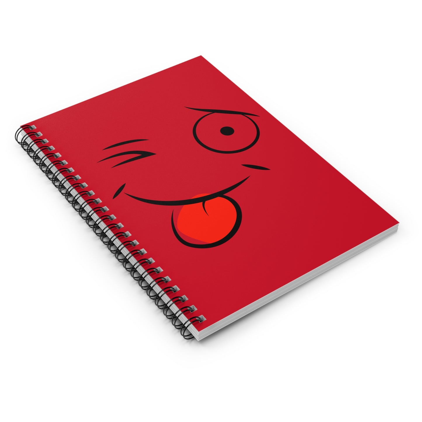 Cuaderno espiral con cara divertida, ideal para niños
