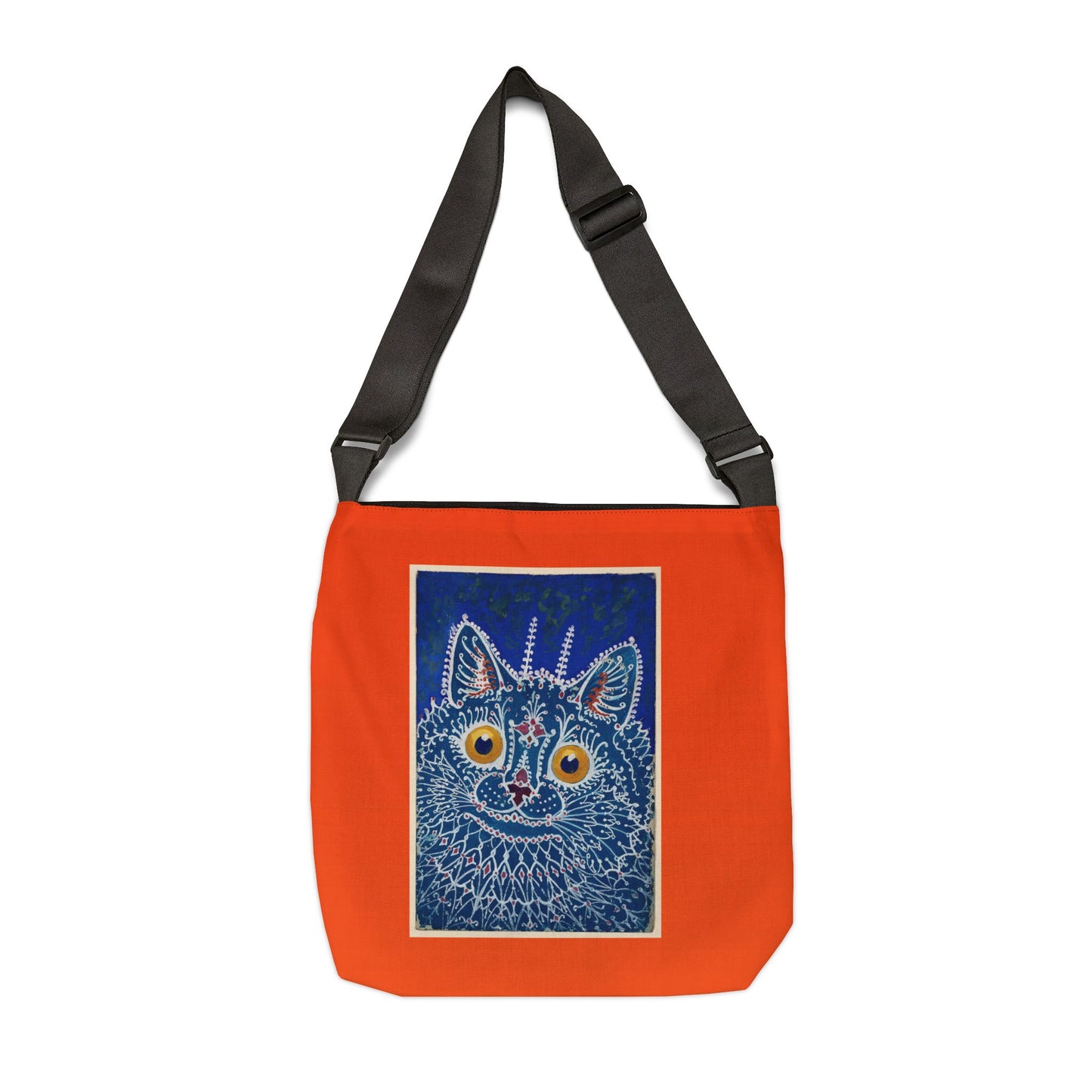 Bolsa de mano ajustable con diseño de gato: un regalo divertido y colorido para los amantes de las mascotas. 