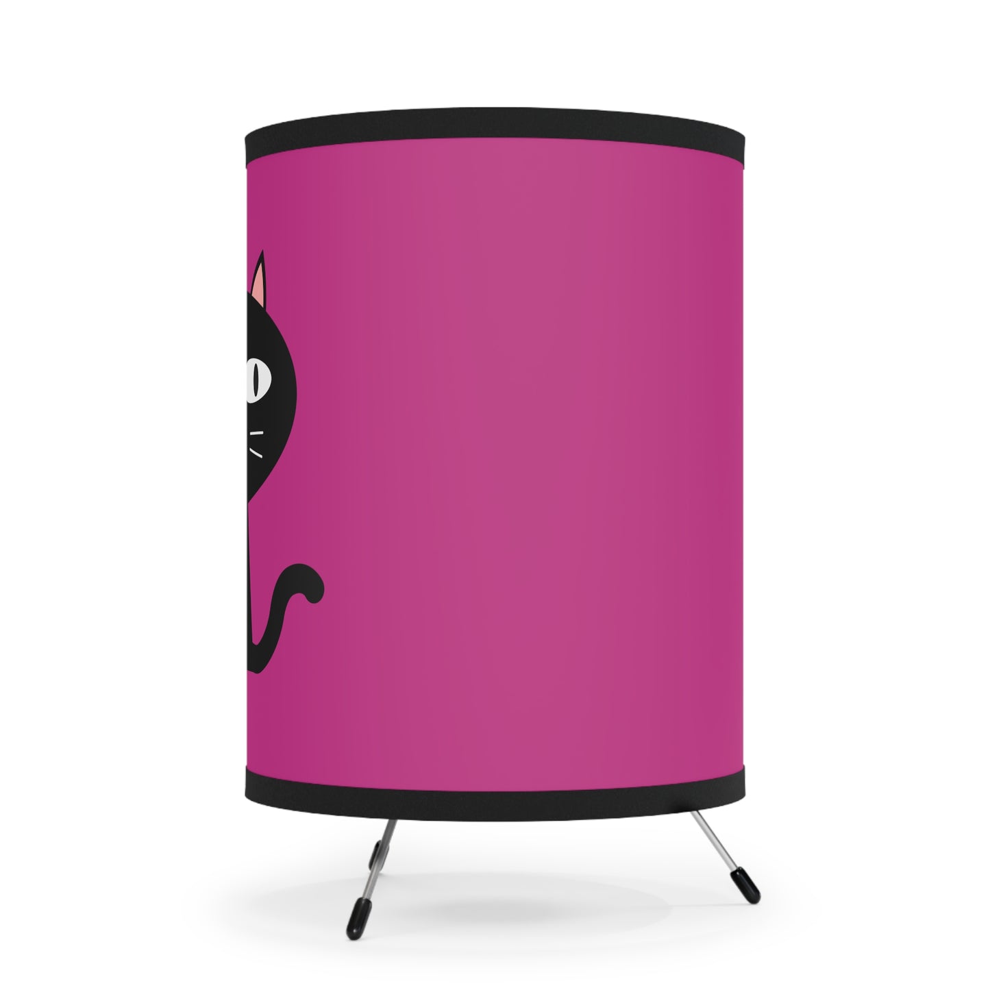 Tripod Lamp Black Cat