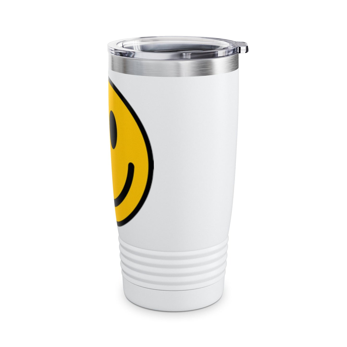 Smiley Face Yellow Ringneck Tumbler, 20oz - Happy Travel Mug, Inspirational Drinkware, Cheerful Gift for Friends, Summer Fun, Party Favors, [...]