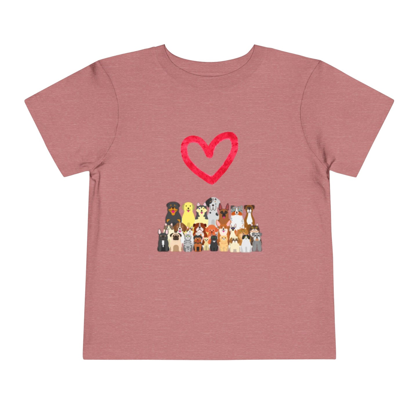Adorable Animal Love Toddler Tee, Animal Lovers Gift, Cute Kids Shirt, Birthday Outfit, Pet Appreciation Day