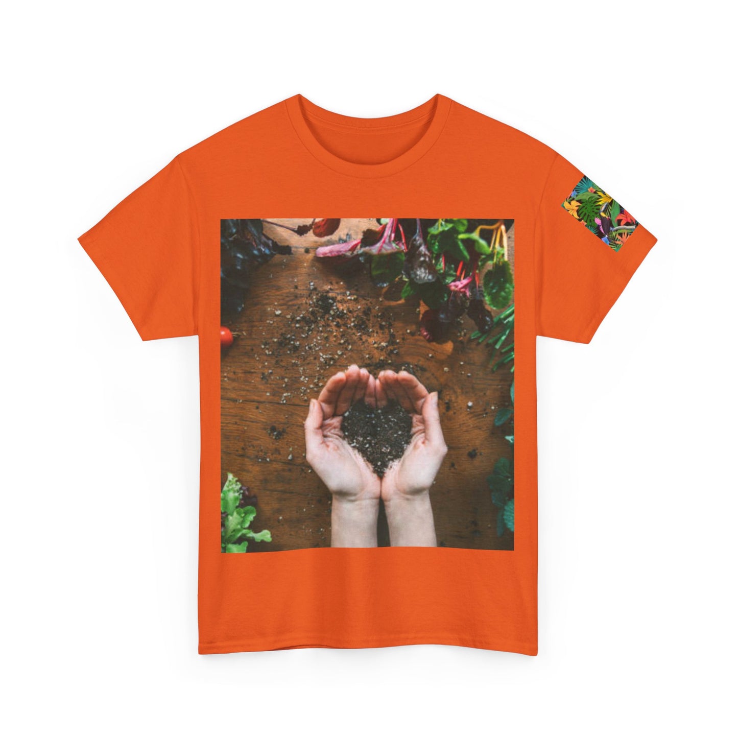 Hand Heart Cat Flowers T-shirt Fabulous Gift!