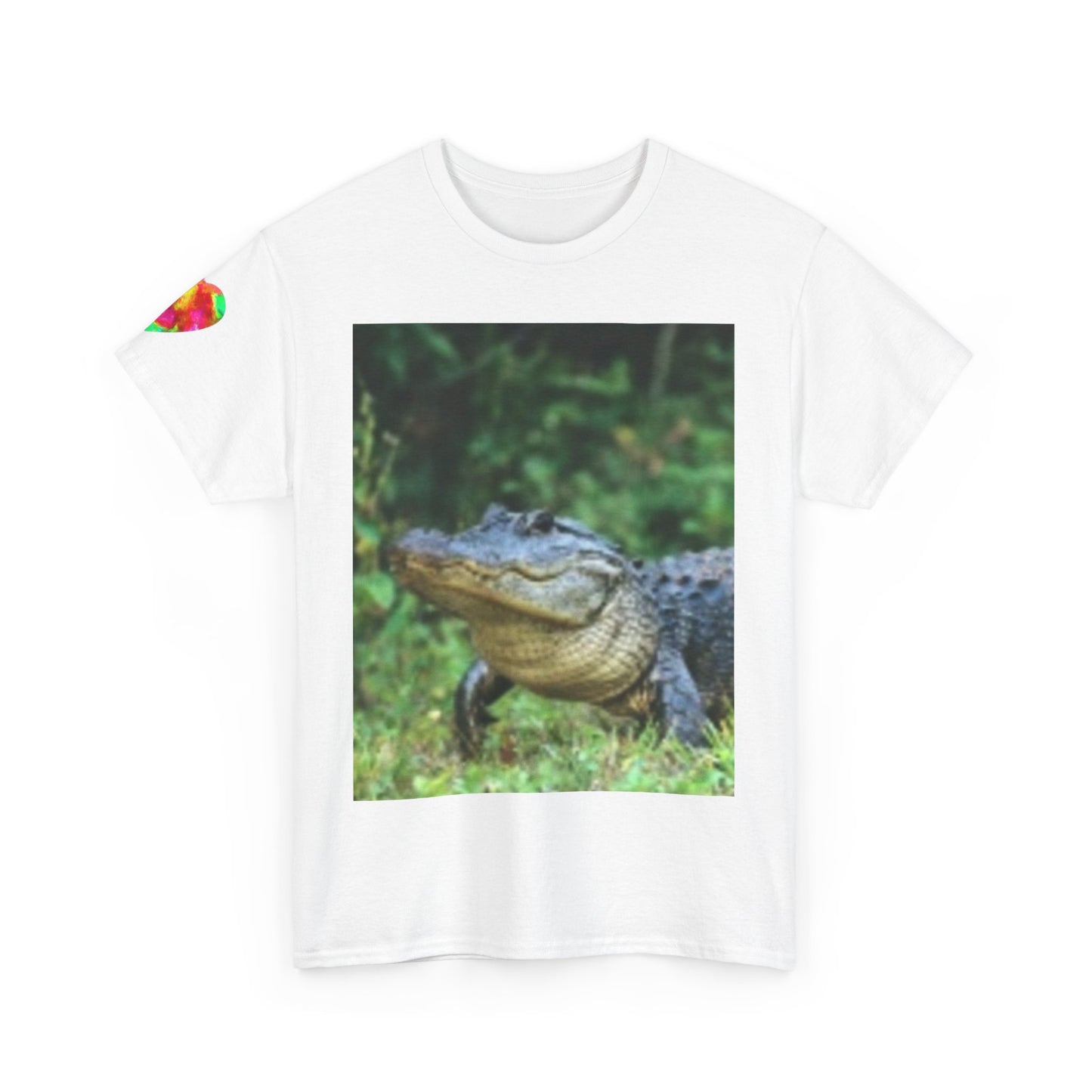 Alligator & Wilderness & Heart T-shirt Hunters Hikers Traveling Camping