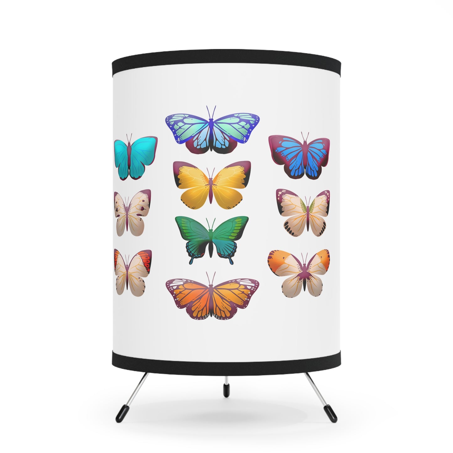 Tripod Lamp Butterflies
