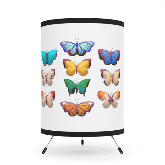 Tripod Lamp Butterflies