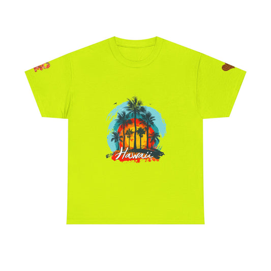 Hawaiian Sunset T-shirt- Tropical Vibes
