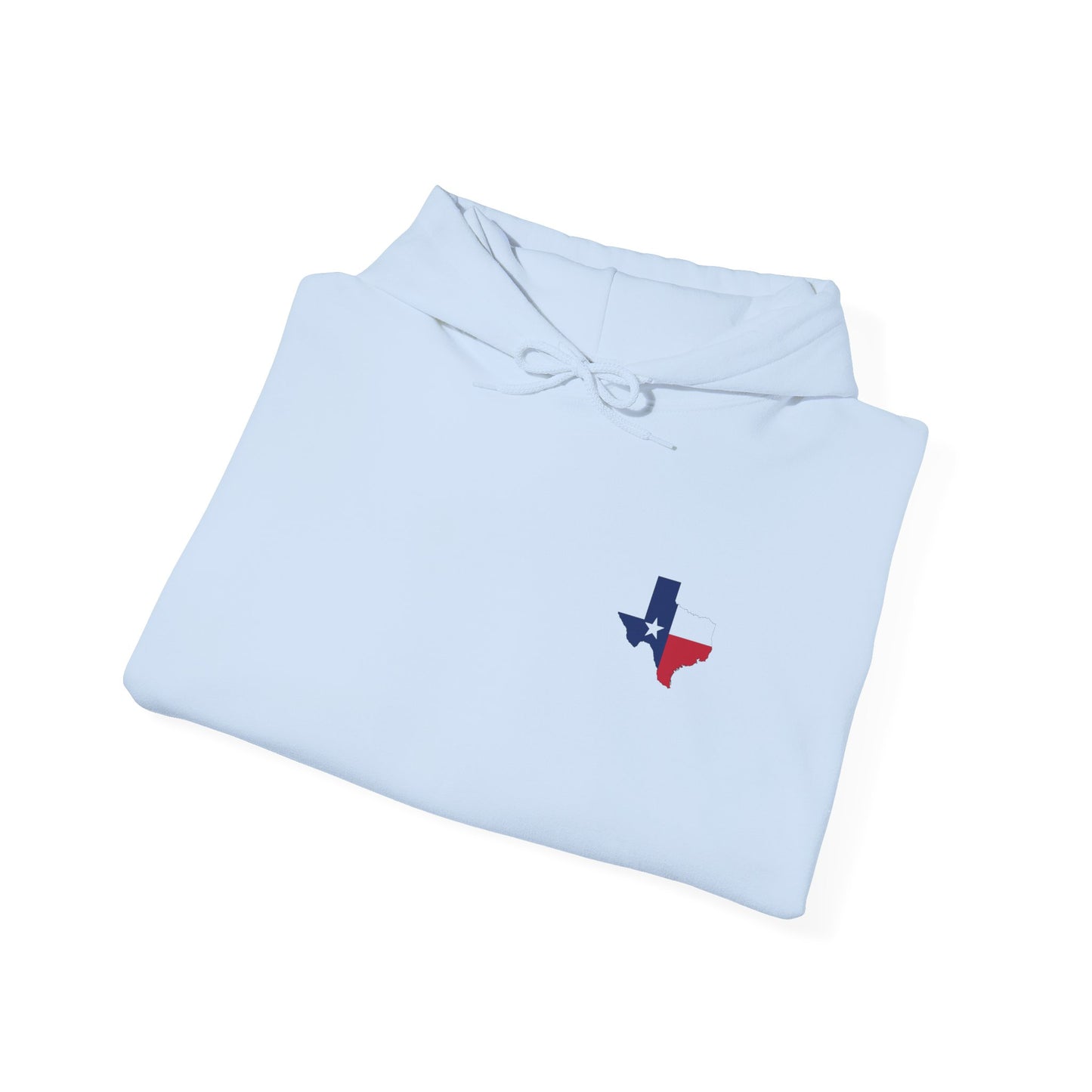 Sweat à capuche unisexe inspiré du Texas avec manches colorées 
